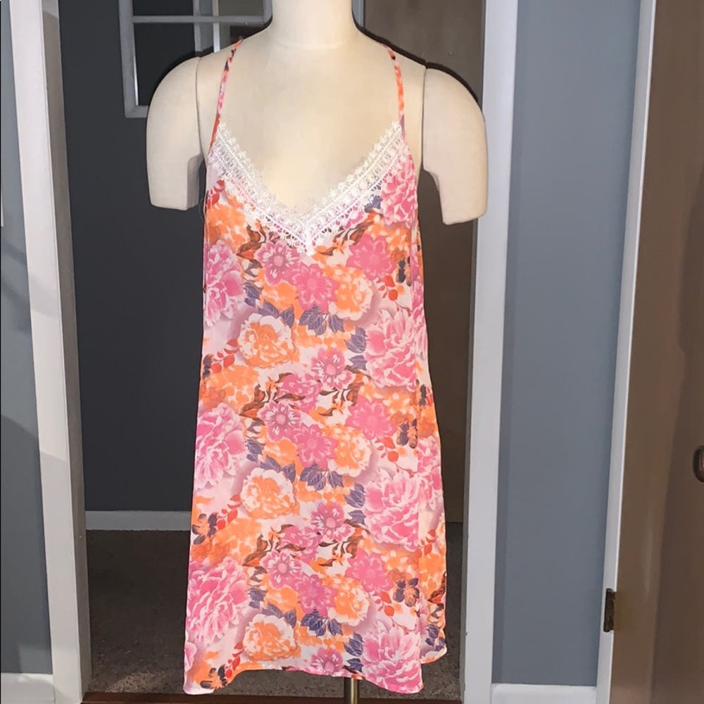 Sheer swim suit cover large